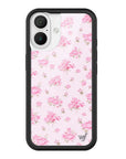Wildflower iPhone case 16 Forget Me Not Floral Pink Cute
