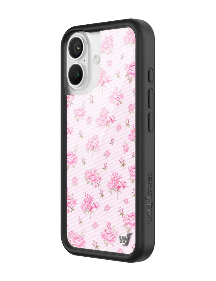 Wildflower iPhone case 16 Forget Me Not Floral Pink Cute