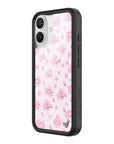 Wildflower iPhone case 16 Forget Me Not Floral Pink Cute