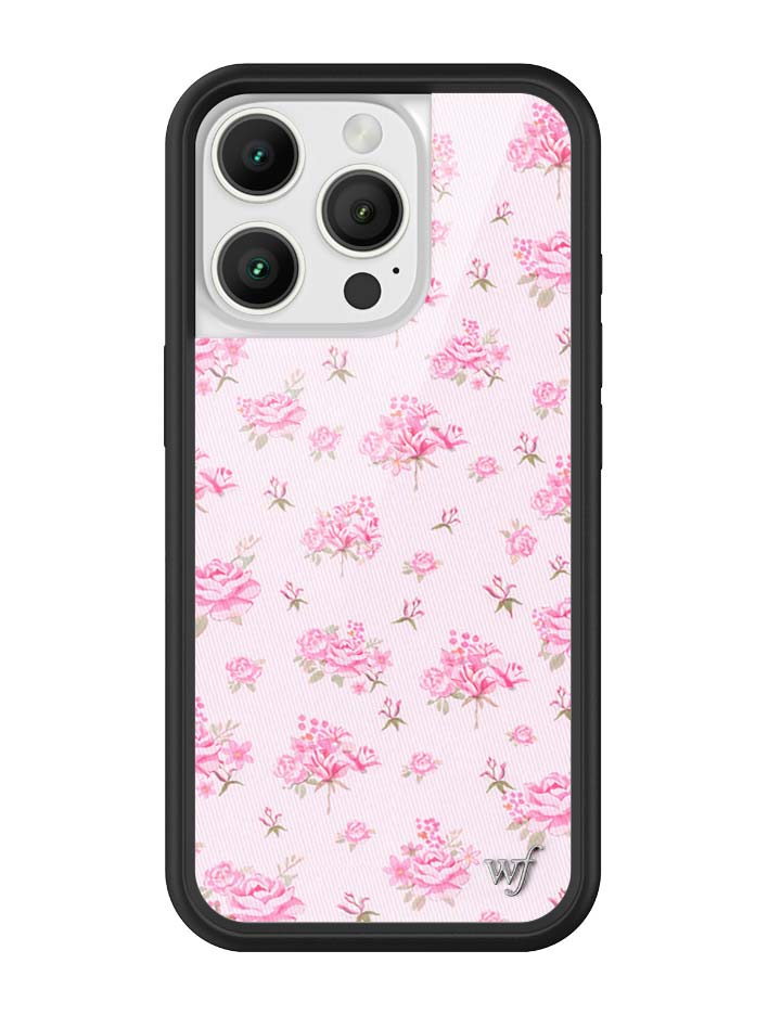 Wildflower iPhone case 16 Pro Forget Me Not Floral Pink Cute