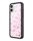 Wildflower iPhone case 16 Plus Forget Me Not Floral Pink Cute