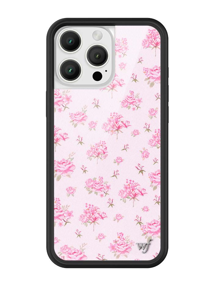 Wildflower iPhone case 16 Pro Max Forget Me Not Floral Pink Cute