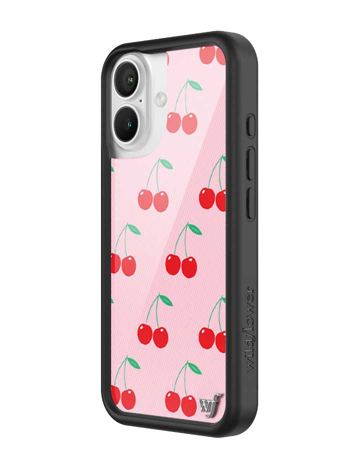 Wildflower Pink Cherries iPhone 16 Case
