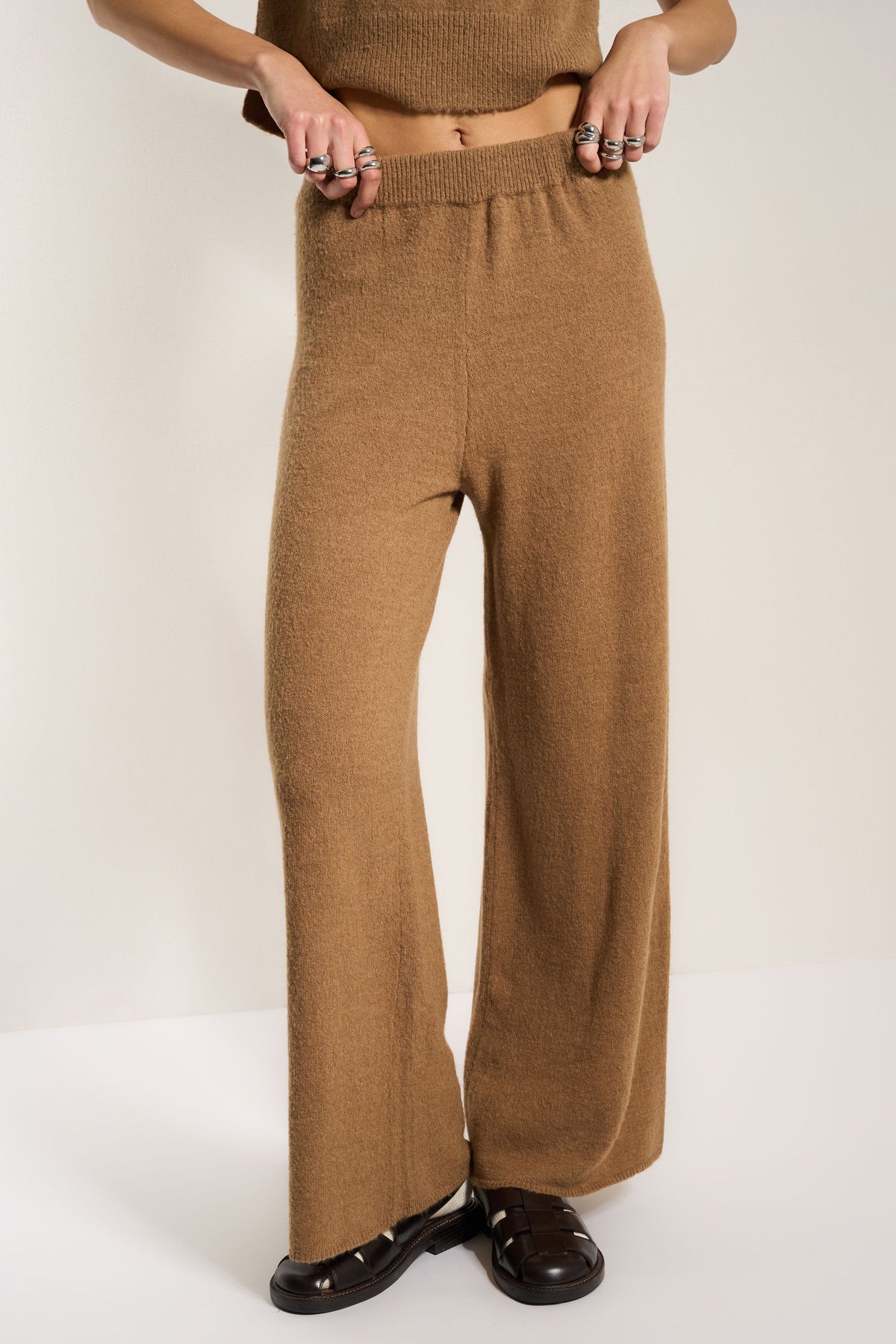 Callahan Knitwear - Pilar Pant - Raw Umber -