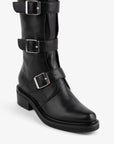 Intentionally Blank - Pile Up Knee High Biker Boot -