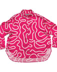 Boyko - Blake Blouse - Hot Pink Squiggle -