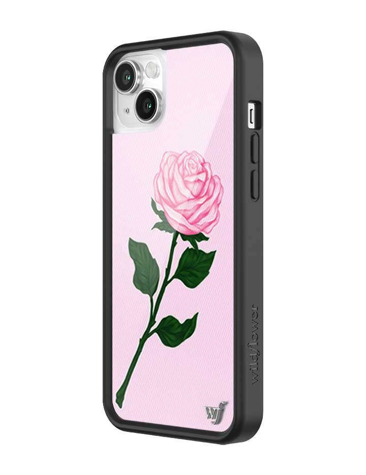 Wildflower iPhone case 14 Pink Rose Flowers Cute