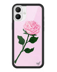 Wildflower iPhone case 16 Plus Pink Rose Flowers Cute