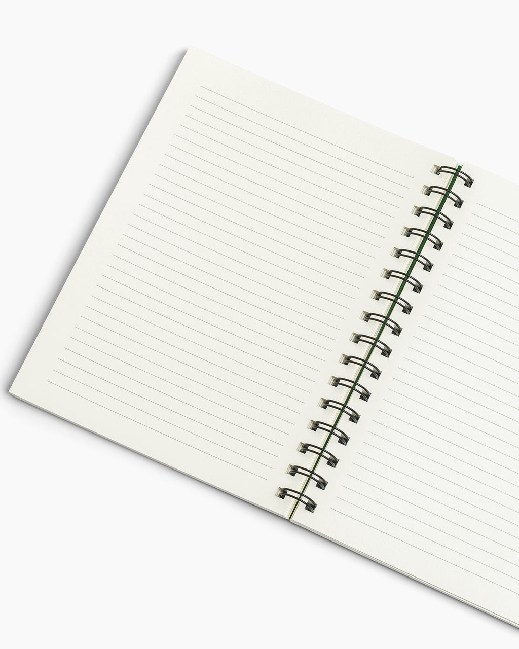 Poketo - Essential Spiral Bound Lined Notebook - Green Geo -