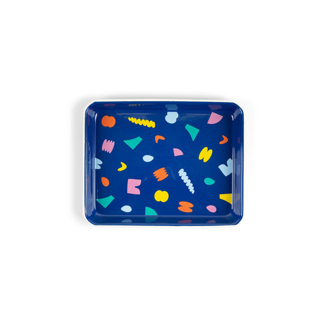 Crow Canyon Home - Poketo x CCH Elements Small Rectangular Tray - Beige Rim -