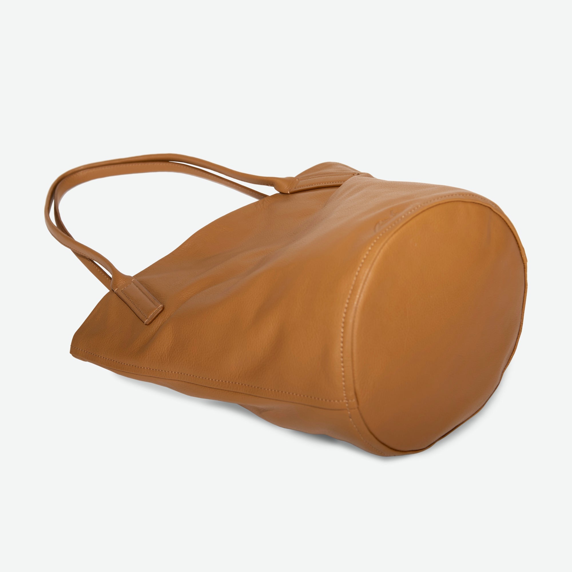 Per Lei New York - Waverly Bucket Tote Bag - Caramel -