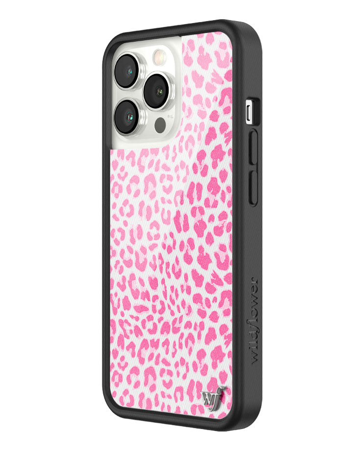 Wildflower Pink Meow iPhone 13 Pro Case