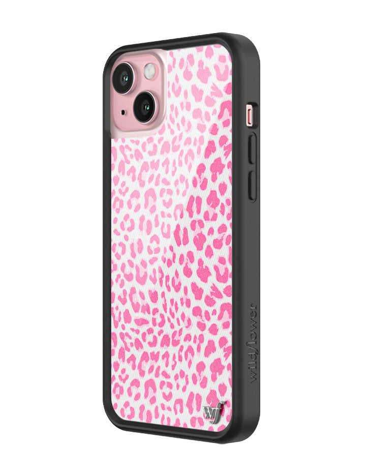 Wildflower Pink Meow iPhone 16 Plus Case