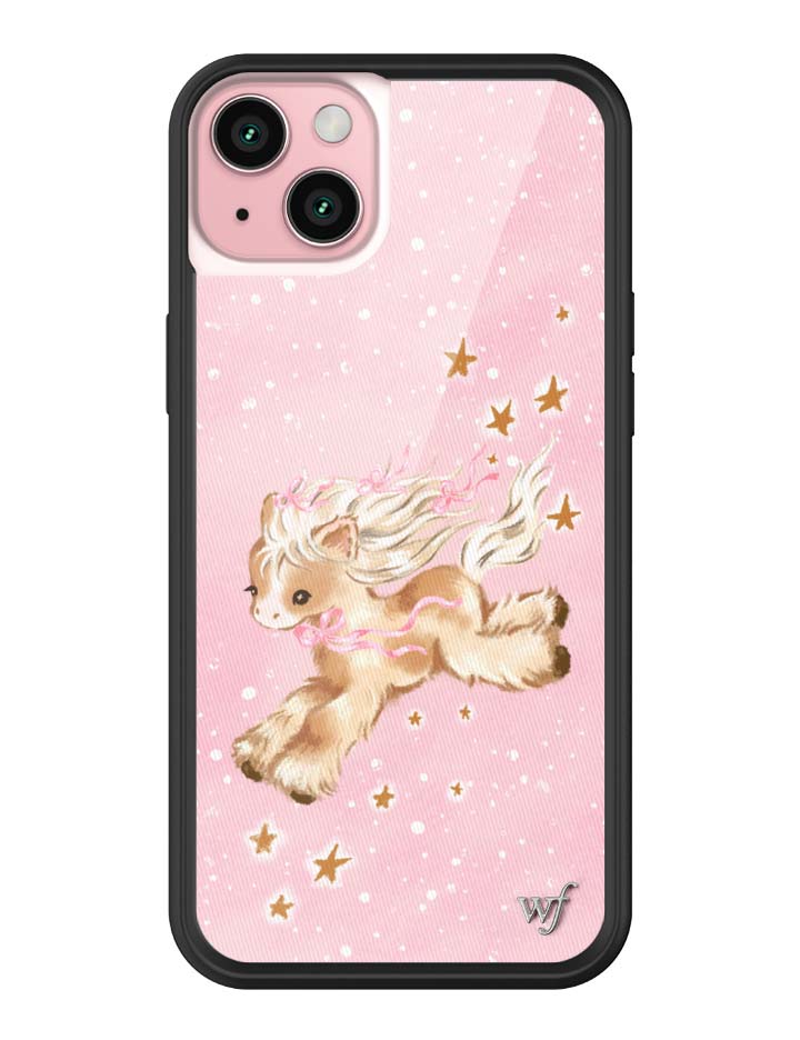 Wildflower iPhone case 15 Plus Pony Dreams Pink Cute