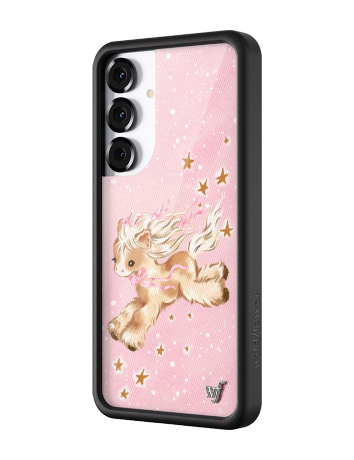 Wildflower Galaxy S25 case Plus Pony Dreams Pink Cute