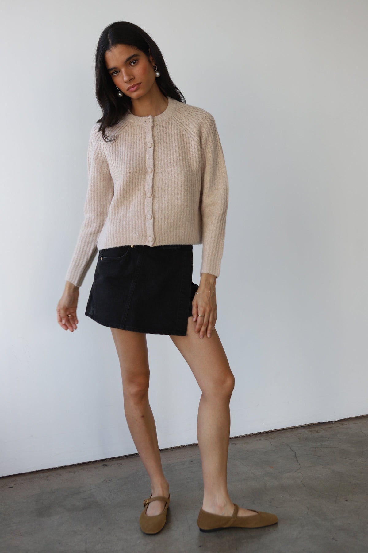 Callahan Knitwear - Poppy Cardigan - Lychee -