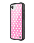 Wildflower iPhone case 17e Pink Polka Dots Cute Classic