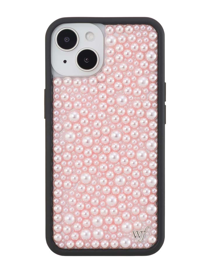 Wildflower iPhone case 14 Pearl Pink Cute