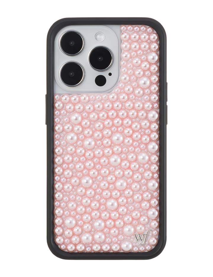 Wildflower iPhone case 14 Pro Pearl Pink Cute