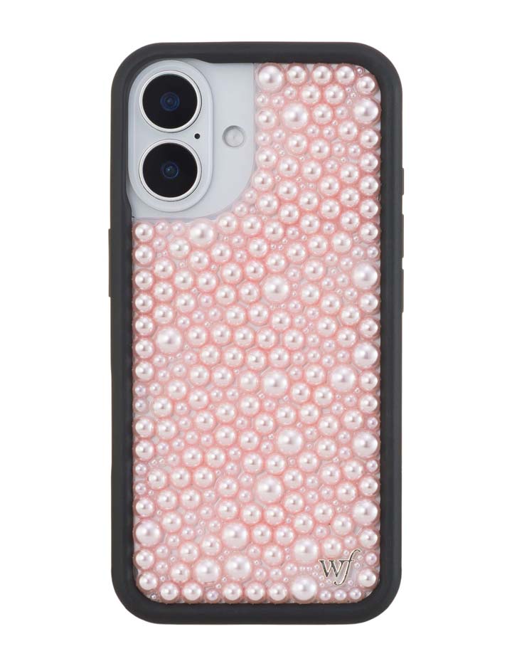 Wildflower iPhone case 16 Pearl Pink Cute