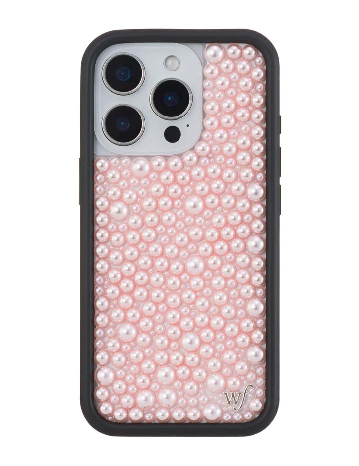 Wildflower iPhone case 16 Pro Pearl Pink Cute