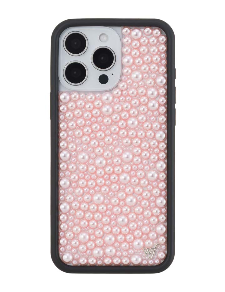 Wildflower iPhone case 16 Pro Max Pearl Pink Cute