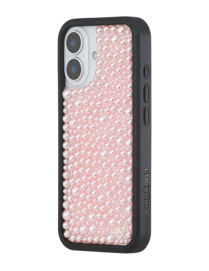 Wildflower iPhone case 17 Pearl Pink Cute