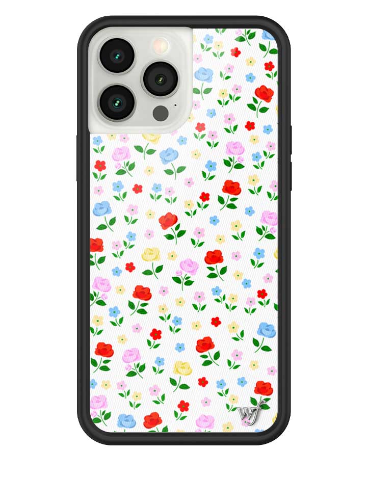 Wildflower iPhone case 13 Pro Max Prairie Floral Flowers Red Cute