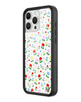Wildflower iPhone case 16 Pro Max Prairie Floral Flowers Red Cute