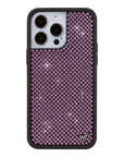 Wildflower iPhone case 14 Pro Max Rhinestone | Pink Sparkle Cute