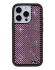 Wildflower iPhone case 16 Pro Rhinestone | Pink Sparkle Cute