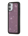 Wildflower iPhone case 16 Plus Rhinestone | Pink Sparkle Cute
