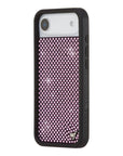 Wildflower iPhone case 17 Air Rhinestone | Pink Sparkle Cute