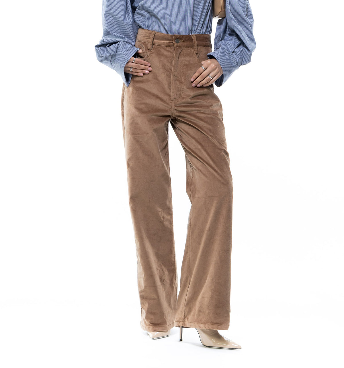 Toit Volant - Coco Cowboy Cut Pants - Chestnut -