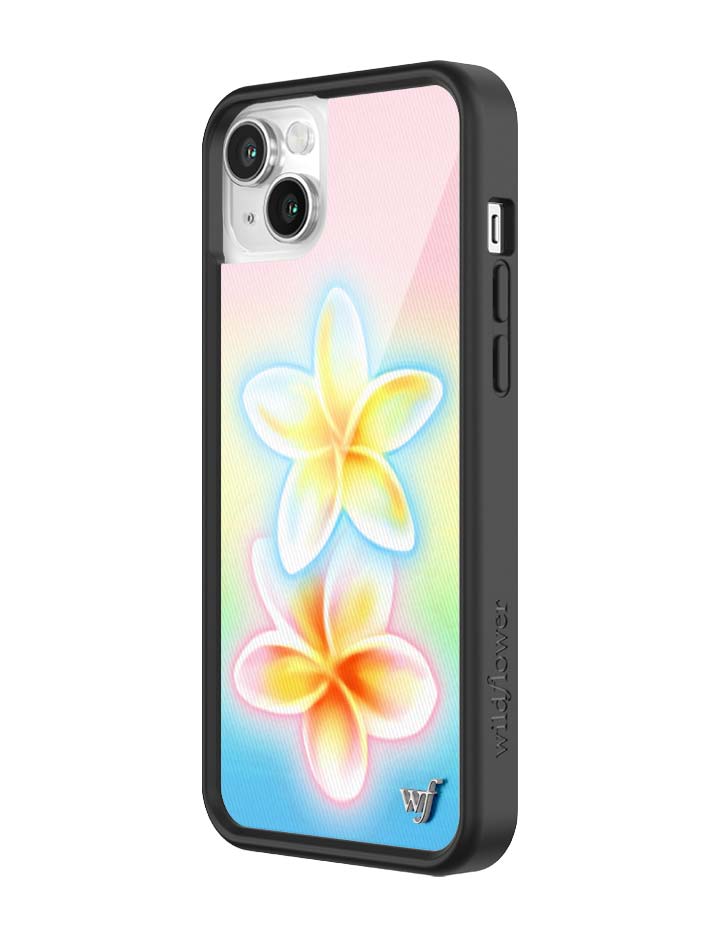 Wildflower iPhone case 13 Pastel Plumeria Flowers Cute