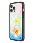 Wildflower iPhone case 13 Pro Max Pastel Plumeria Flowers Cute