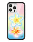 Wildflower iPhone case 16 Pro Max Pastel Plumeria Flowers Cute