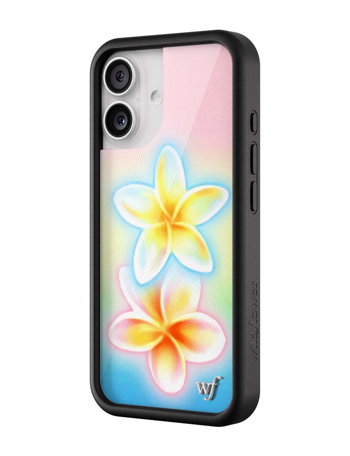 Wildflower iPhone case 17 Pastel Plumeria Flowers Cute