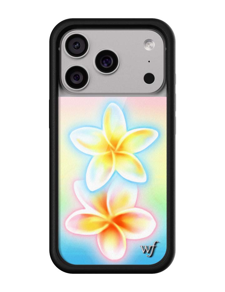 Wildflower iPhone case 17 Pro Pastel Plumeria Flowers Cute