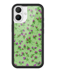 Wildflower iPhone case 16 Purple Posie Rosie Cute Green