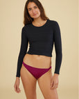 Pali Swim - Polo Bottom - Hibiscus