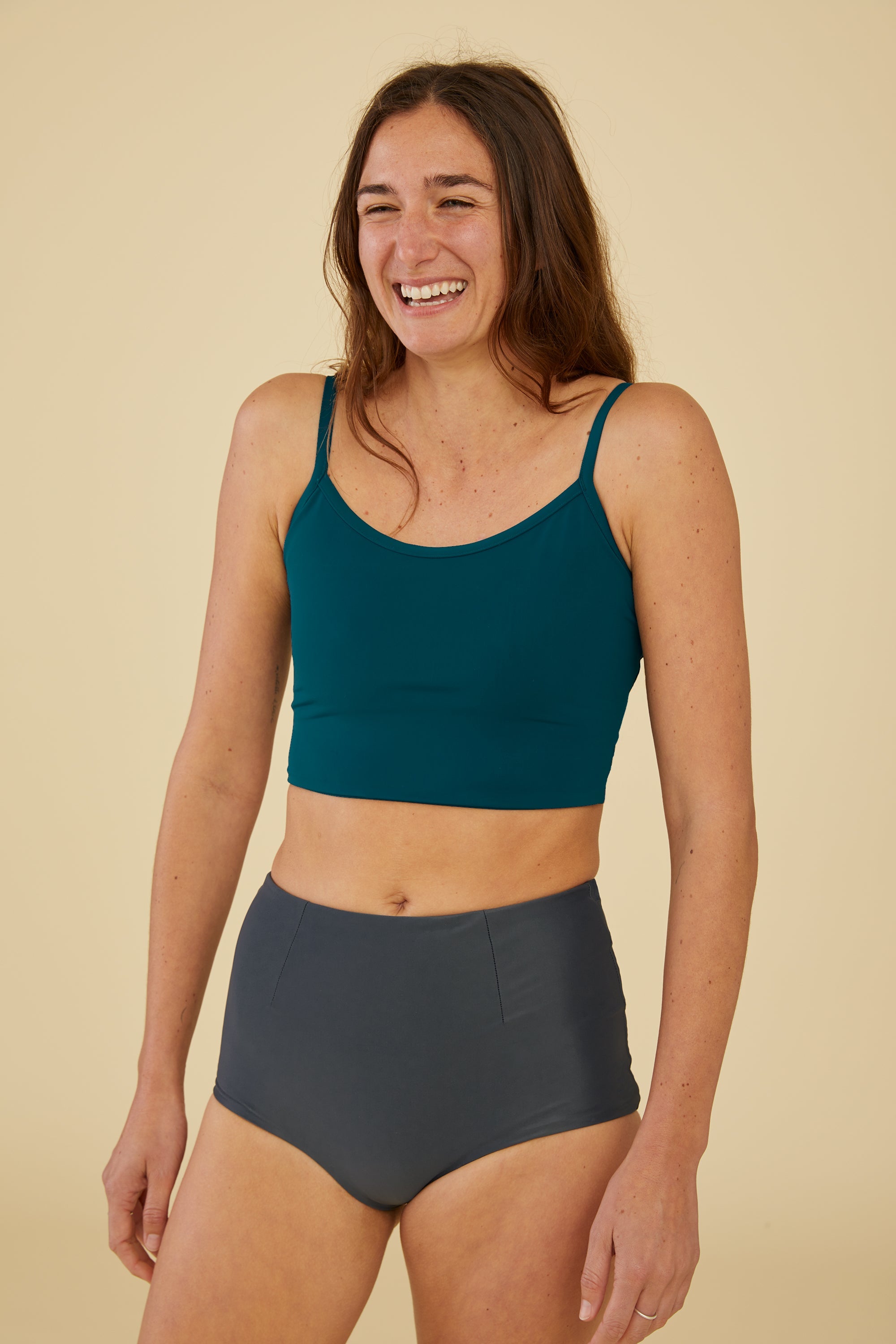 Pali Swim - Shaka Top - Humboldt Green
