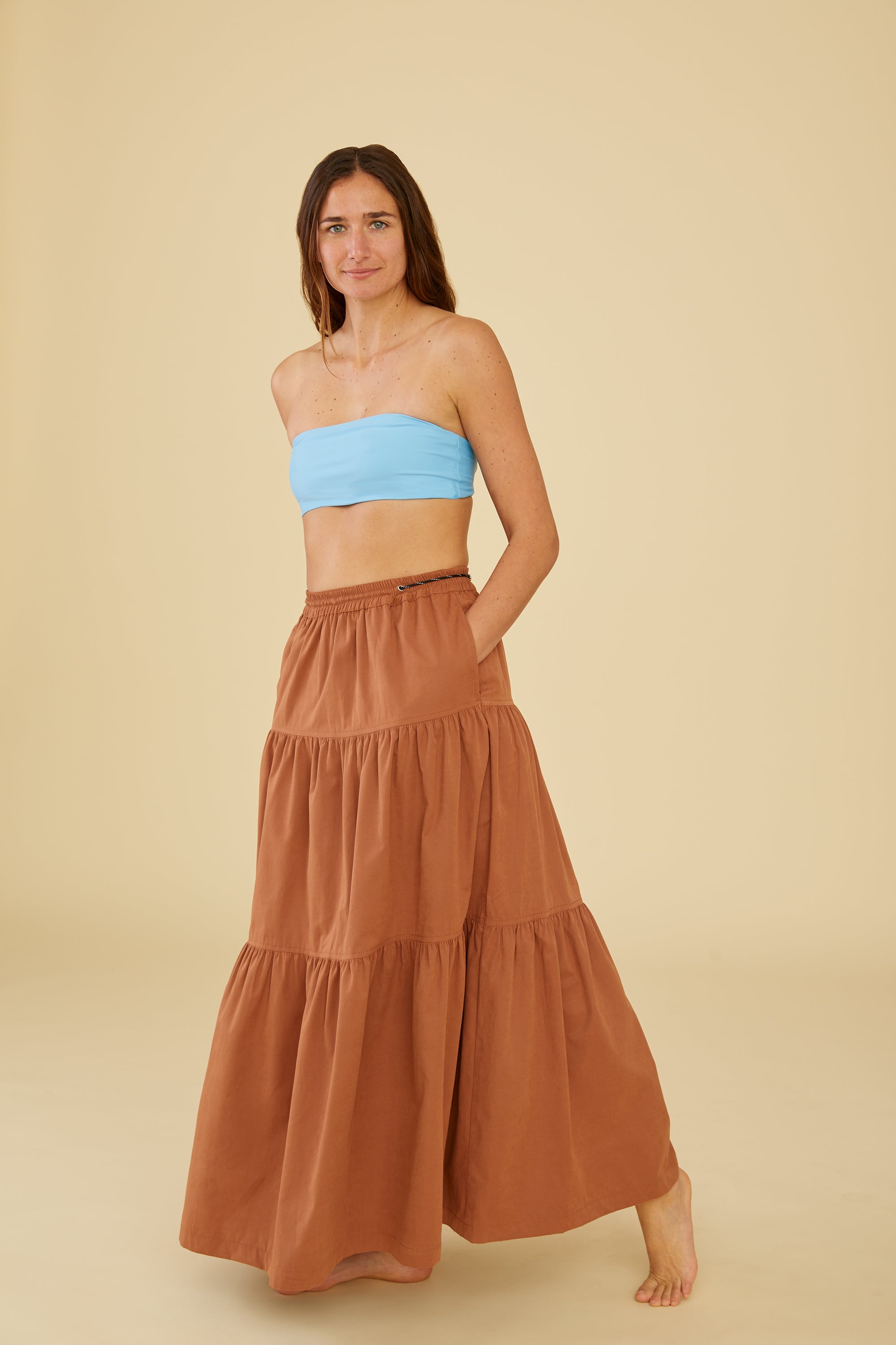 Pali Swim - Shore Skirt - Miso