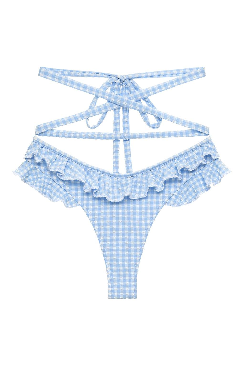 Montce - Peri Micro Gingham Ballet Lulu Bikini Bottom -