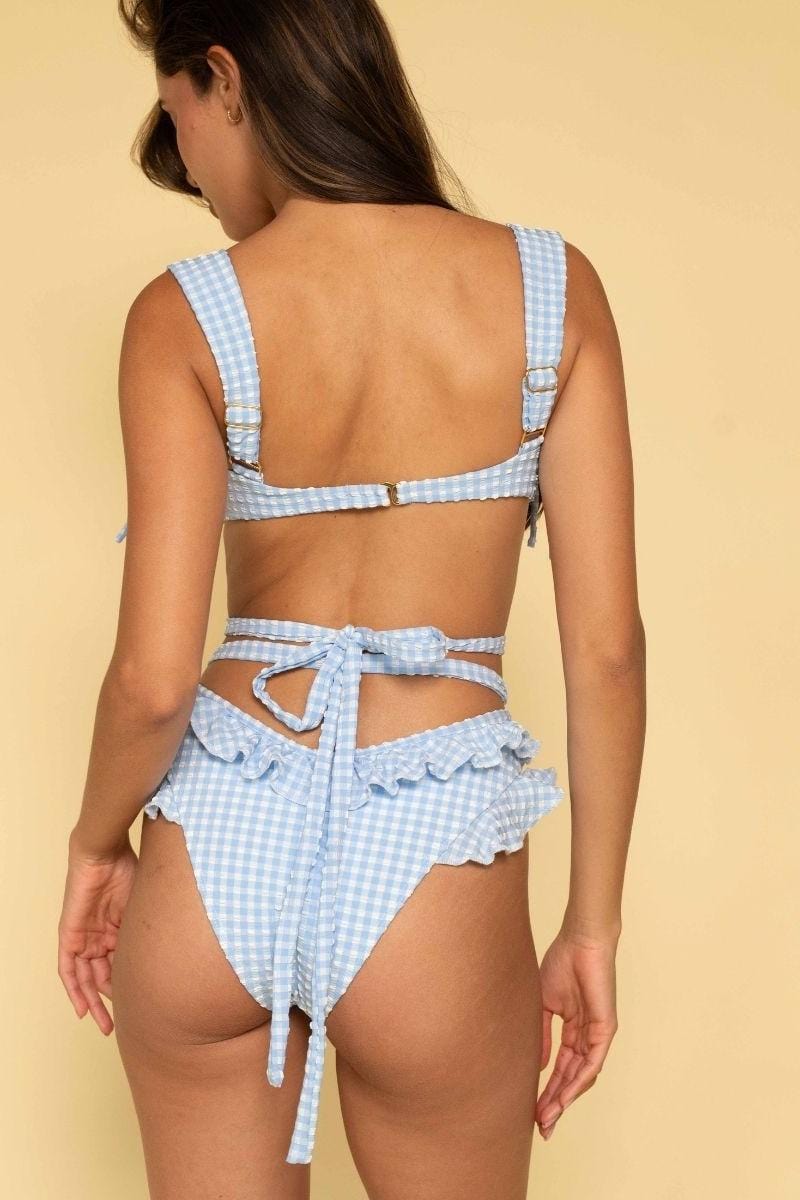 Montce - Peri Micro Gingham Ballet Lulu Bikini Bottom -
