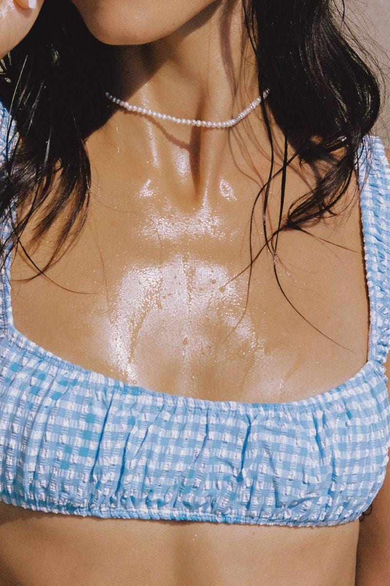 Montce - Peri Micro Gingham Zoe Sport Top -