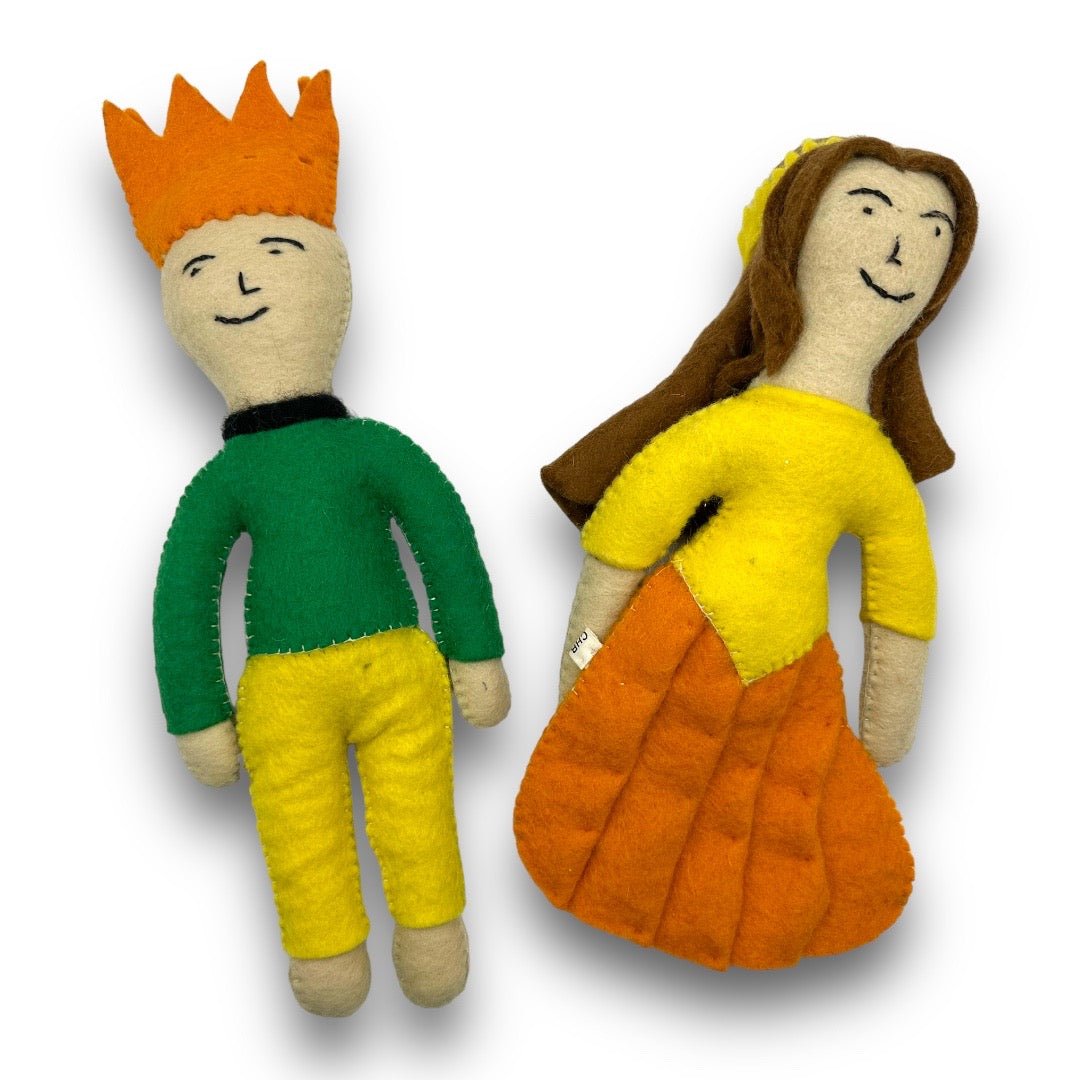 Come Here Buddy - Prince and Princess Felt Dog Toys -