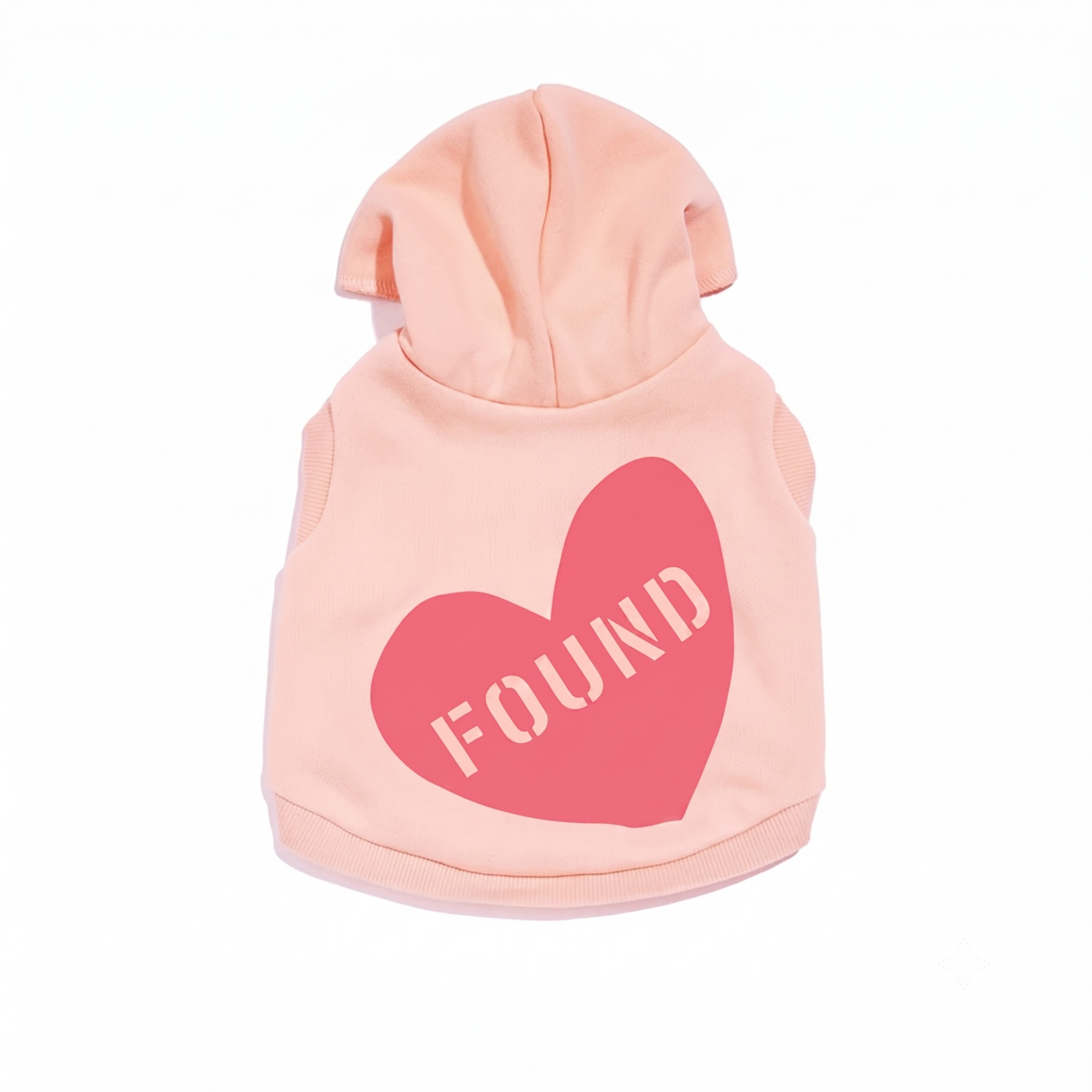 Big Full Heart Animal Hoodie - Pink &amp; Coral