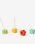 Areaware - Poppy Candle & Incense Holder - Yellow -