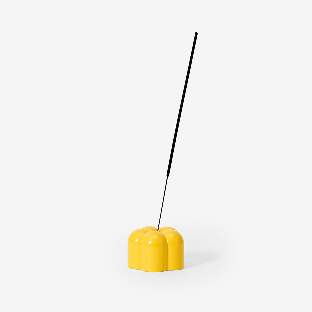 Areaware - Poppy Candle & Incense Holder - Yellow -